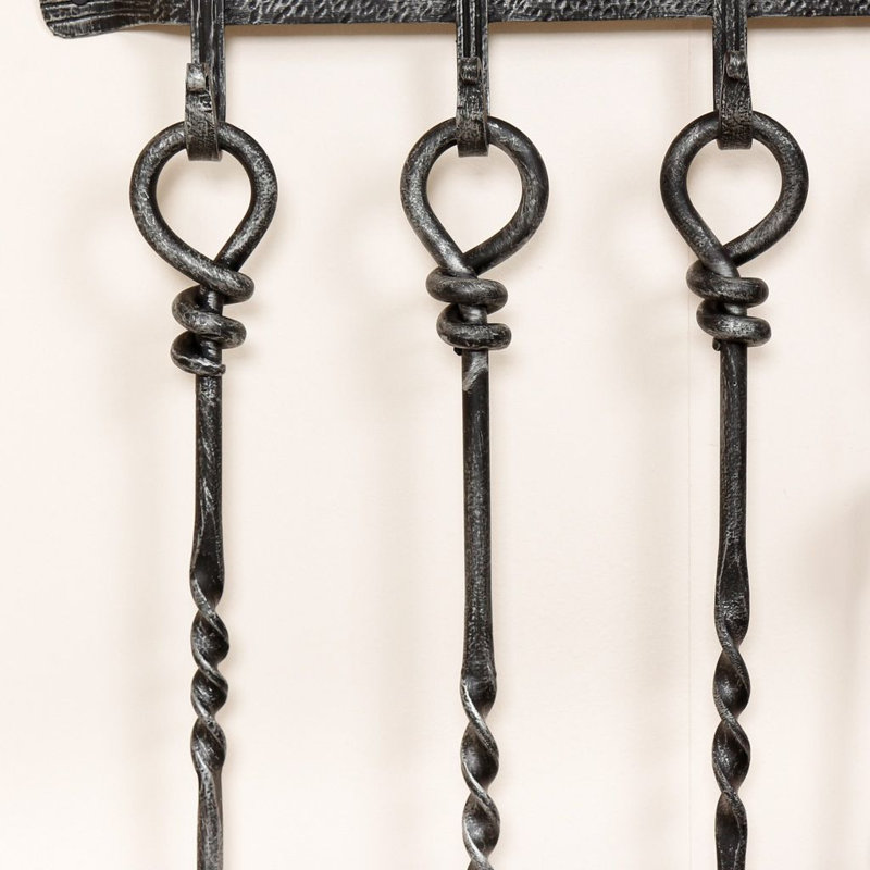 Iron Fireplace Tool Set
