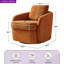 Fauteuil pivotant rembourré 28,7 po-814456675