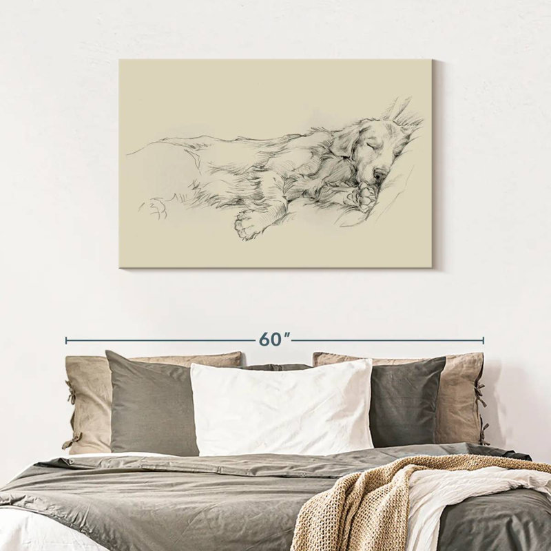 Dog Days I, 30" H x 45" W
