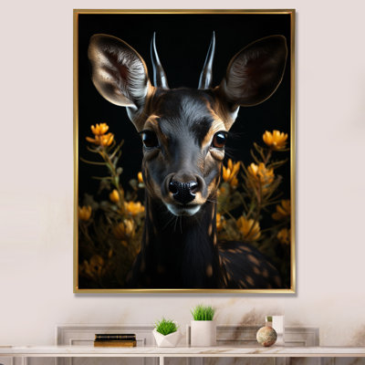 Black Antelope Selfie II - imprimé