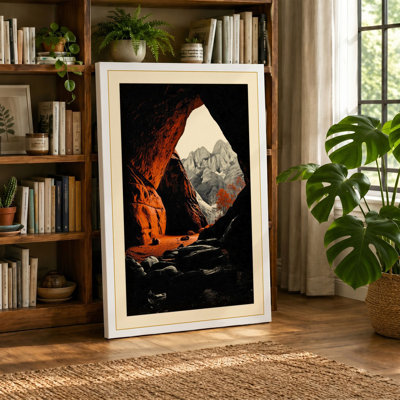 Cave Outlook Landscape - Wrapped Canvas