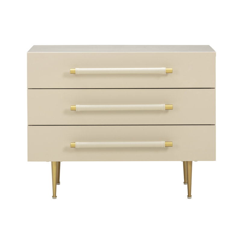 Wooden Nightstand, Taupe