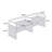 Rectangle 2 Person Benching Workstation with Cable
