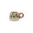 Handmade Stoneware Mug In Rolled Speckled Finish