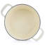 Martha Stewart 7 pte Cocotte en fonte antiadhésive ronde-68950490