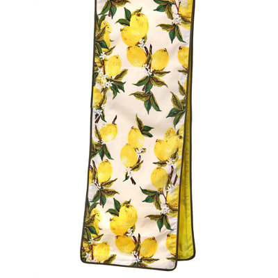Chemin de table floral 100% coton