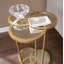 Table de bout en verre