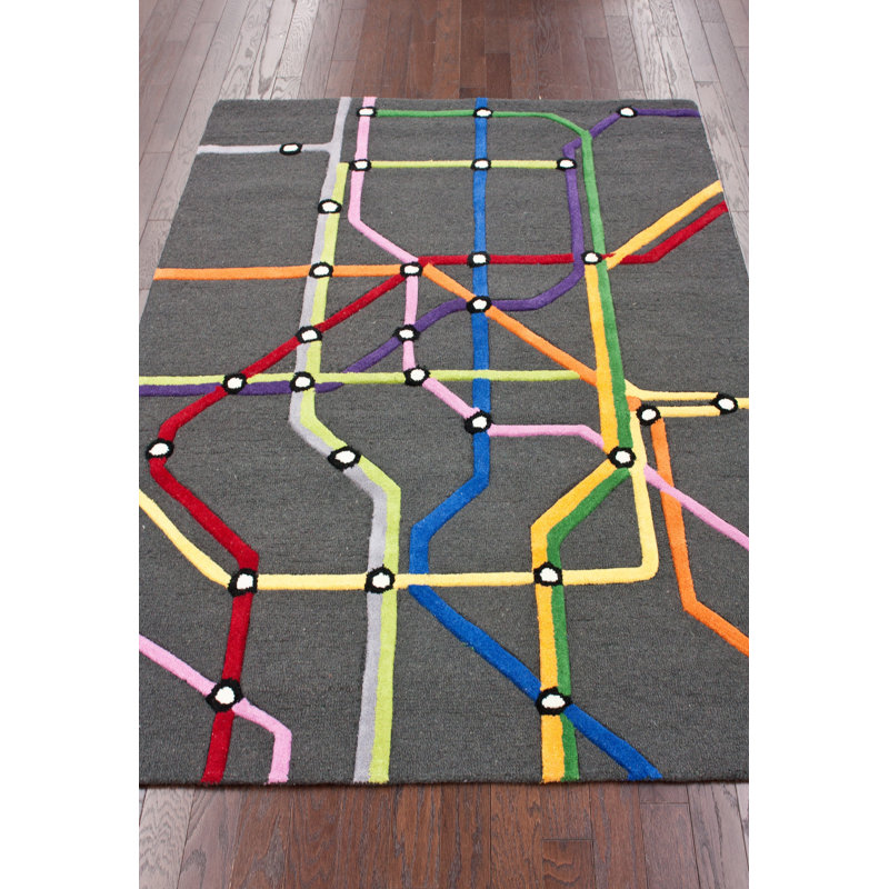 KinderLOOM Subway Area Rug