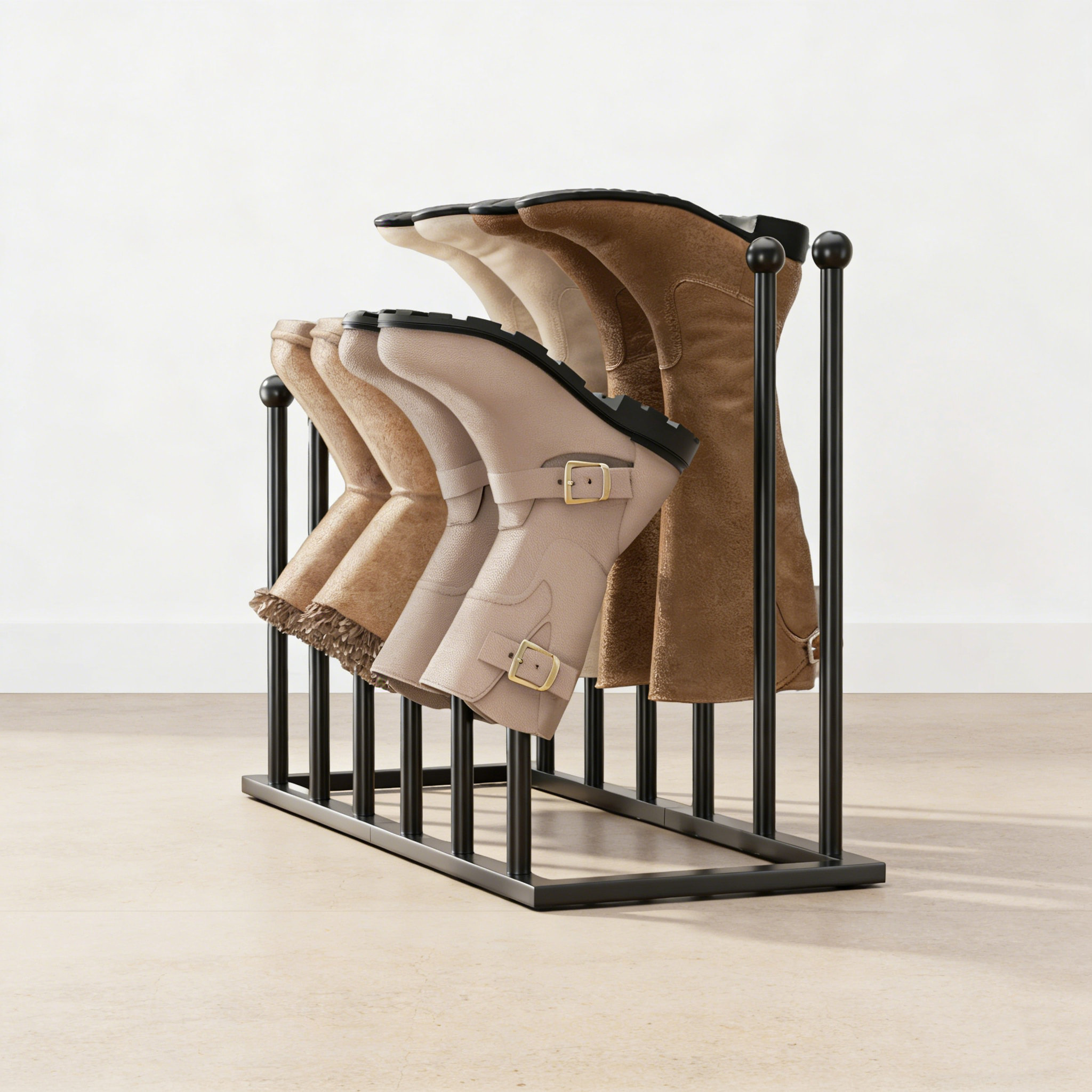 Rebrilliant Freestanding Boot Rack - Wayfair Canada