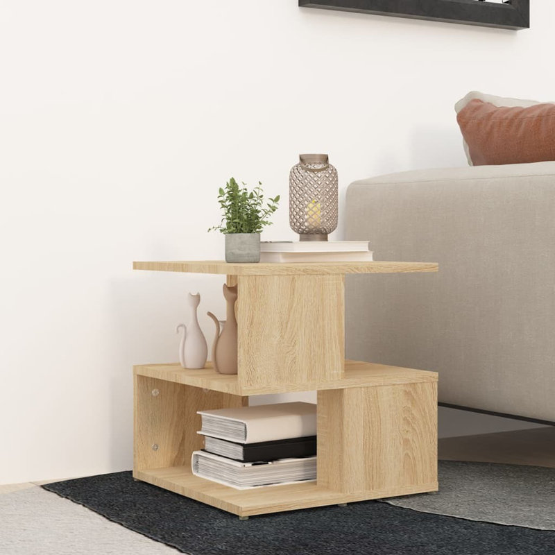 Goblet Block End Table, Sonoma Oak, Sonoma Oak