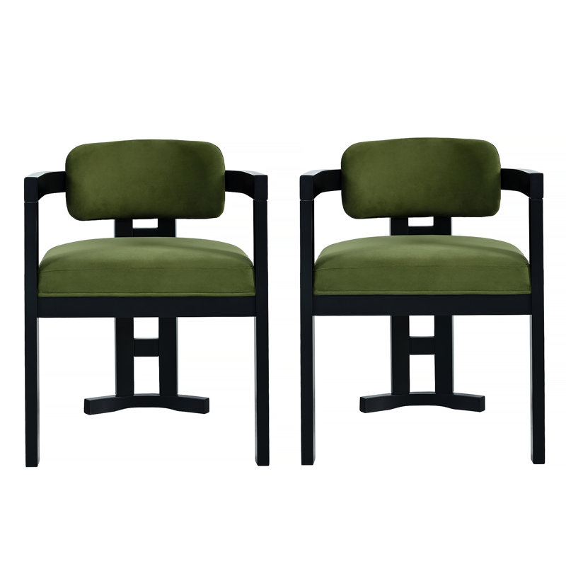 Ensemble de chaises de salle à manger rembourrées en bois durable pour espaces élégants