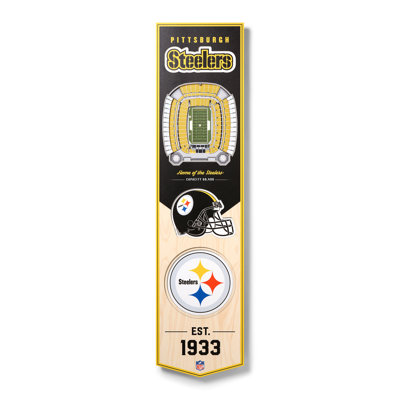 NFL 3D 8x32 Stadiumview Banner
