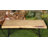 48''L X 20''W X 18''H Water Proof Bench with Black Steel Legs