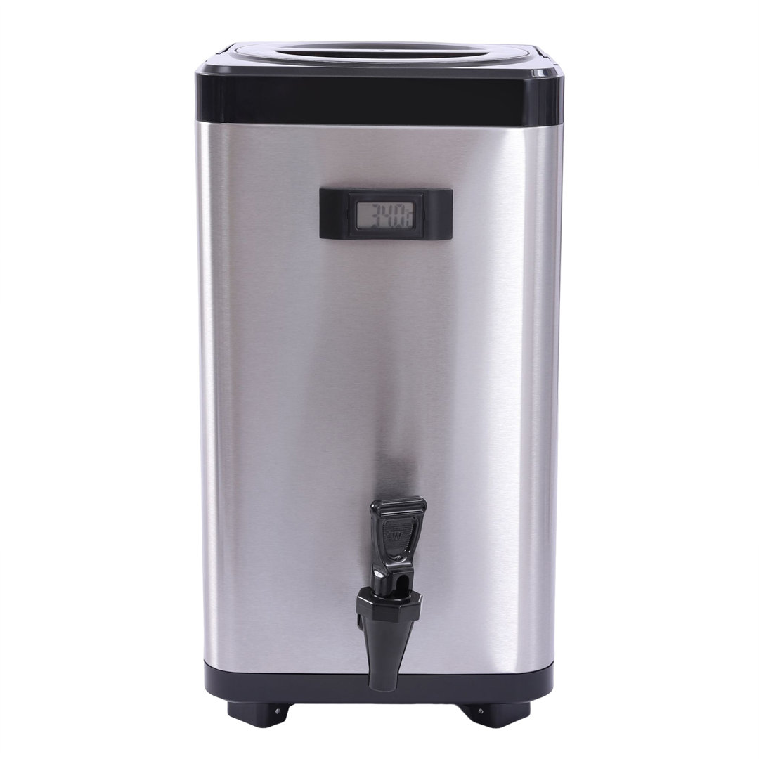 3.17 Gal Stainless Steel Hot and Cold Beverage Dispenser Prep & Savour 