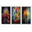 Lustre coloré Pop Art Glamour I - ensemble de 3 décorations murales lustre-958828437-958828441