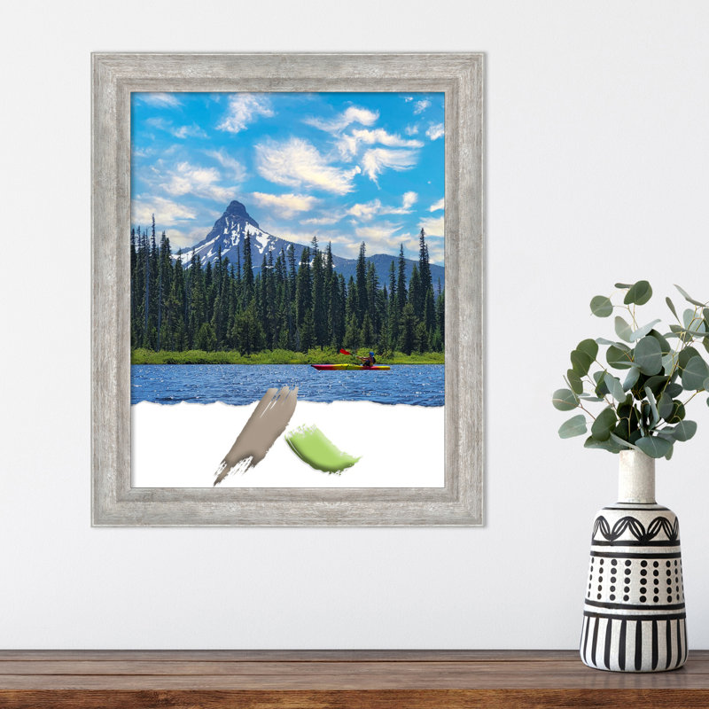 Sundas Silver Wood Picture Frame, 16" W x 20" H