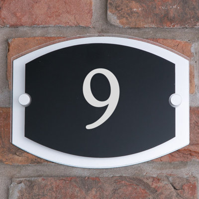Sigfried 15cm H Plastic House Number