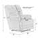 Upholstered Big Man's Lay Flat Recliner with Extended Footrest