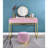 2 Drawers Vanity Desk With Mirror And Jewelry Tray