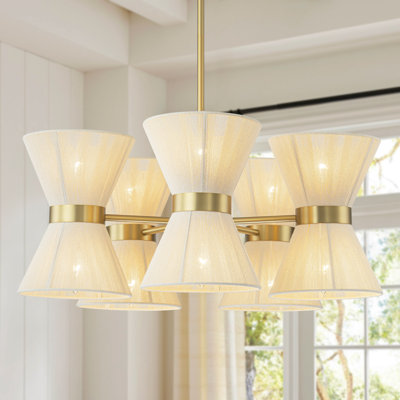 Latodd 10-Light Bohemian Unique/Statement Sputnik Sphere Chandelier