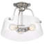 Plafonnier semi-encastré 3 lumières 14,5 po Claribel-427893326