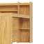 Lit de jour en bois avec tablettes de rangement, lit multifonctionnel avec deux tiroirs de rangement et bureau d'étude-782400879-782400878