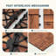 Carreaux de terrasse à emboîtement pour patio, balcon et intérieur / extérieur, dotés d'une conception imperméable et antidérapante-118776455