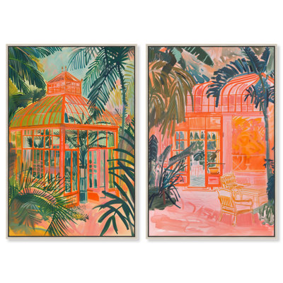 «The Greenhouse Set», reproduction d'art sur toile par Art Remedy