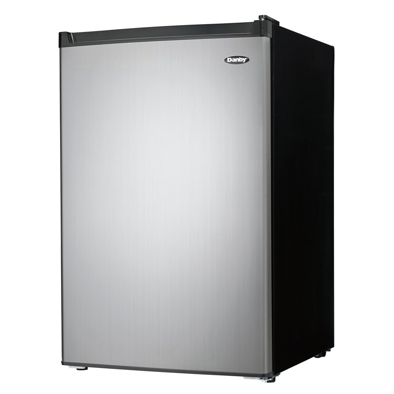 Danby 4.5 cu. ft. Stainless Steel Compact Refrigerator with True Freezer