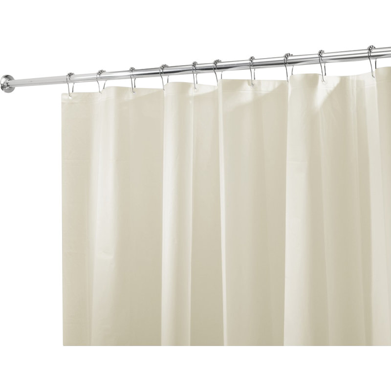 Doublure de rideau de douche en vinyle de couleur unie, Sable