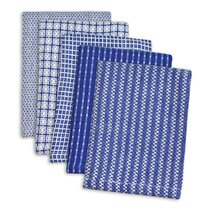 Scrubber Dish Cloth (Set of 6) Gracie Oaks Color: White/Blue