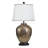 Ceramic Table Lamp - Valley Bronze - White Shade