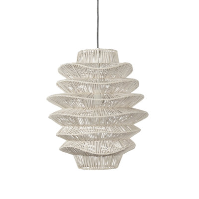Barlow 1-Light Rattan Woven Pendant