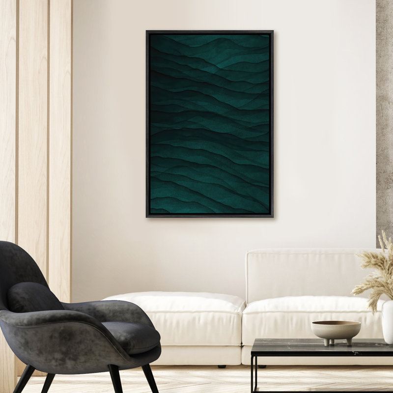 Art mural encadré abstrait rétro antique classique pour chambre à coucher, H 24 po x l 16 po, Noir