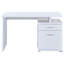 Bureau réversible blanc à 2 tiroirs-935683853