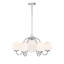 Lustre en verre opaque 26 pouces avec 7 lumières Dalia