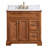 Claireville 36 " W Freestanding Standard Single Vanity Bathroom Vanity With Marble Top