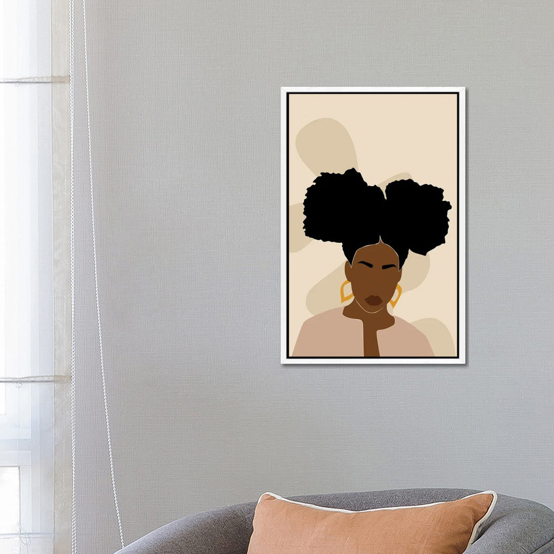 Afro Girl Abstrakte Kunst