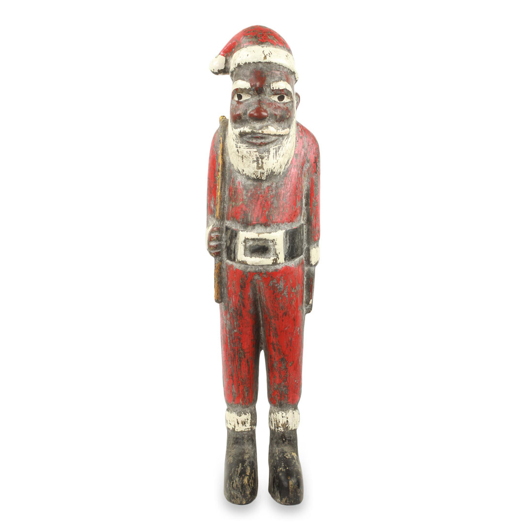 African Unique Santa Claus Christmas Figurine The Holiday Aisle®