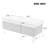 Modern Grey Multi - Functional Bench With Gold Metal Legs And Design For Entryway American Style Easy Lift Lid Frame Living Room-724053766-724053760