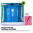 POP JUMP Tropical 28' Inflatable Obstacle Course with Slide, Wet/Dry Backyard Race Course with Blower