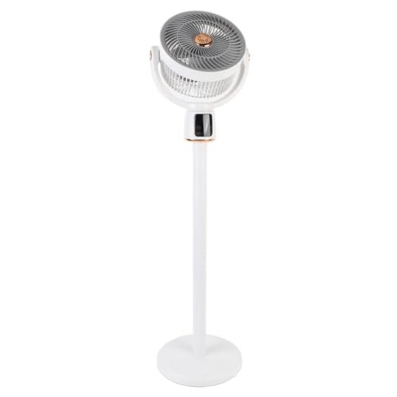 3D Oscillating Pedestal Standing Fan, Height Adjustable Powerful Air Circulation Fan, 12H Timer Remote Control Quiet Cooling Fan for Whole House Indoor Ventilation
