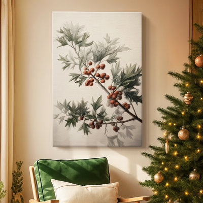 Golden Snow at Eve-Premium Gallery Wrapped Canvas