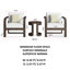 Devin 2 Person Seating Group with Sunbrella Cushions-91925046