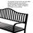 Dore Metal Outdoor Bench