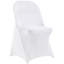 Ensemble de 12 housses de chaise pliables en spandex Universal Universal