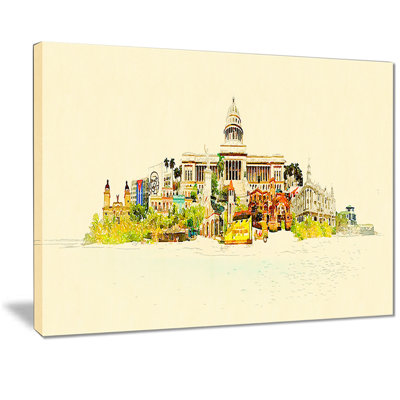« havane panoramique view », impression sur toile