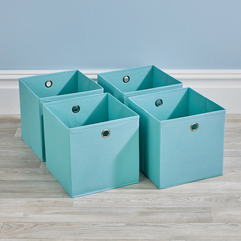 17 Stories Decorative Bin, Blue