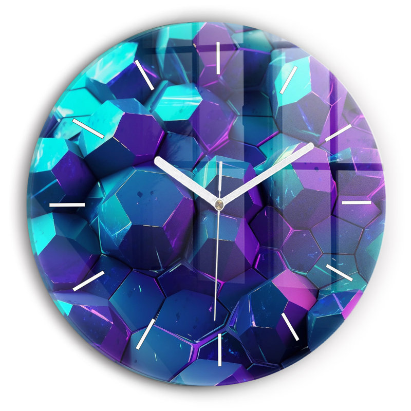 Glass Wall Clock