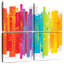 Kirara grunge abstrait arc-en-ciel